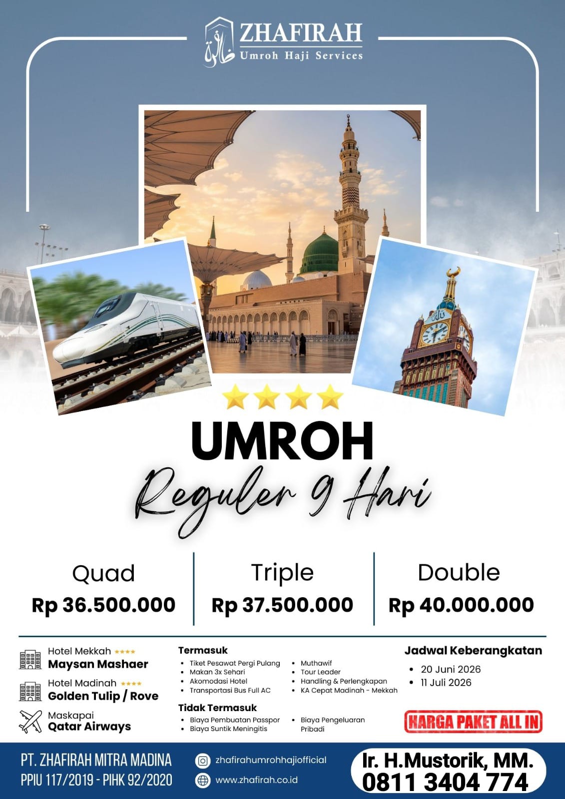 Umroh Reguler 9 Hari