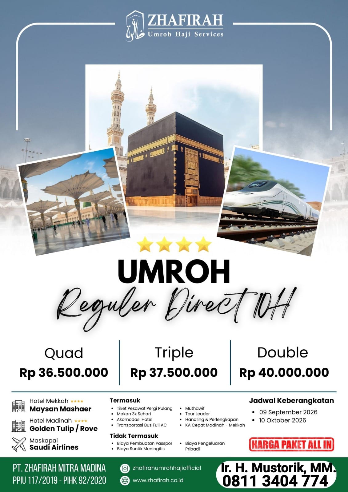 Umroh Reguler Direct 10H